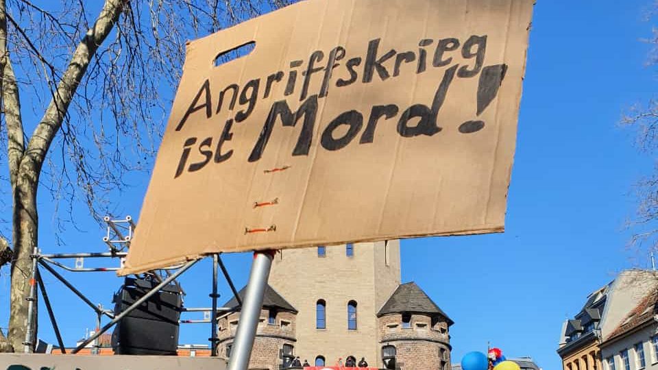 Foto von der Friedensdemo am 28.02.2002